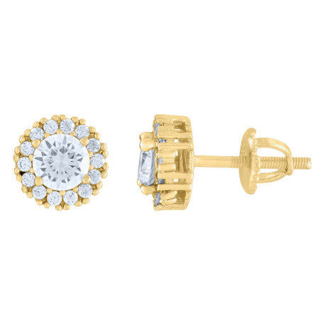925 Silver Earrings With Moissanite Ctw 1.28