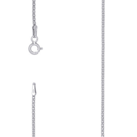925 Silver Fancy Chain Rhodium Plated