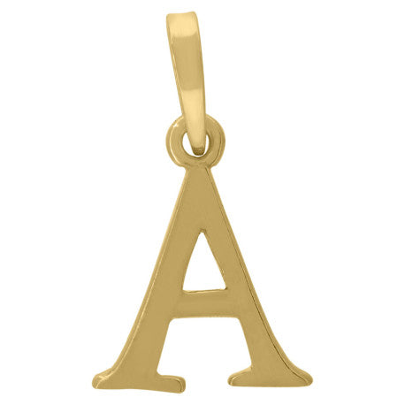 925-Silver Initial "A" Pendant