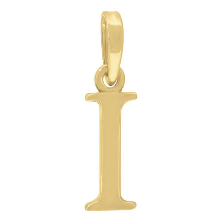 925-Silver Initial "I" Pendant