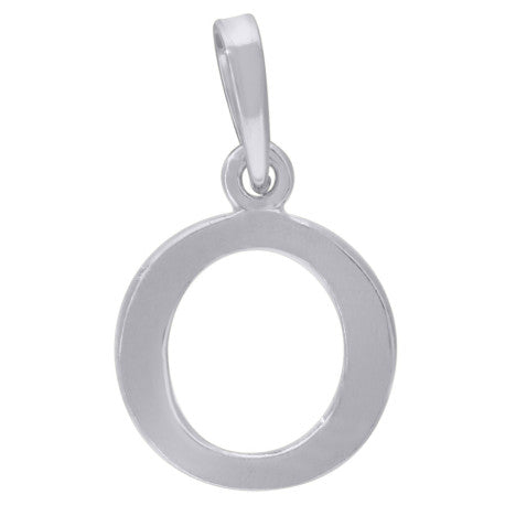 925-Silver Initial "O" Pendant