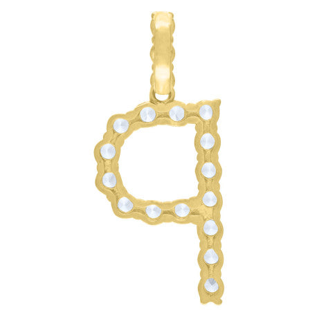 925-Silver Initial "P" Pendant