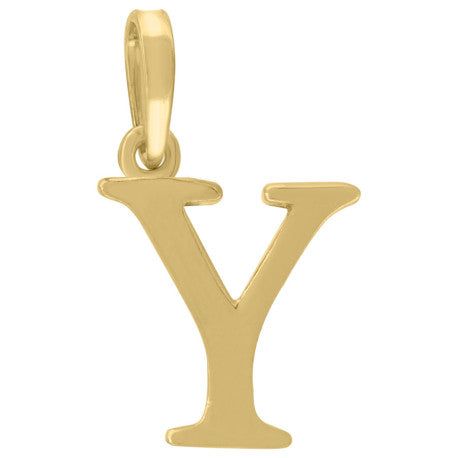 925-Silver Initial "Y" Pendant