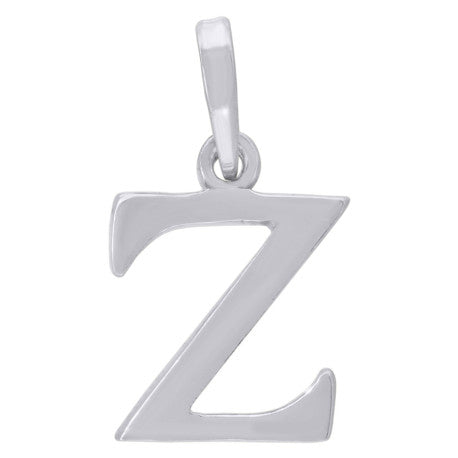 925-Silver Initial "Z" Pendant