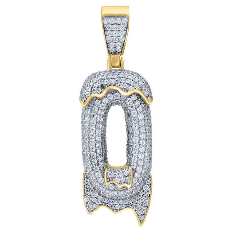 925-Silver Pendant "0" Number