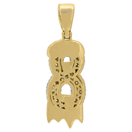 925-Silver Pendant "8" Number