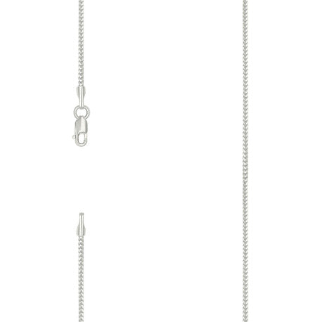 925 Silver Solid Franco Chain Silver 040 1mm