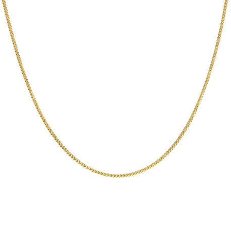 925 Silver Solid Franco Chain Yellow 100 1mm