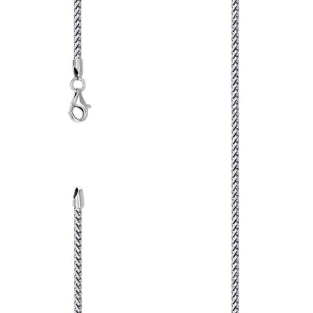 925 Silver Solid Franco Chain Rhodium 180 2mm