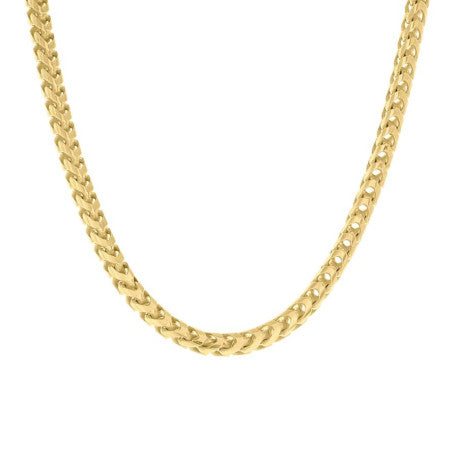 925 Silver Solid Franco Chain Yellow 370 3.7mm