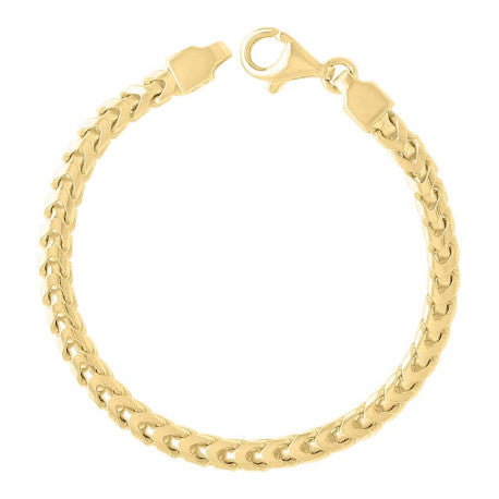 925 Silver Solid Franco Chain Yellow 470 5mm