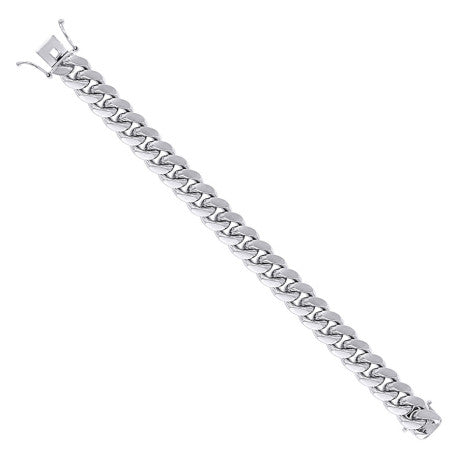 925 Sterling Silver Solid Miami Cuban Chain Rhodium 350 11.8mm