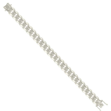 925 Sterling Silver Solid Miami Cuban Chain Silver 400 12.8mm