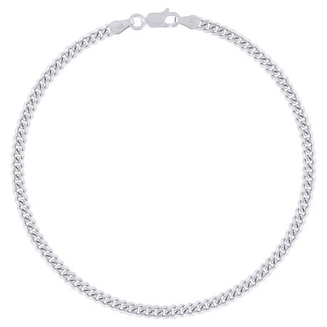 925 Sterling Silver Solid Miami Cuban Chain Rhodium 100 3.5mm