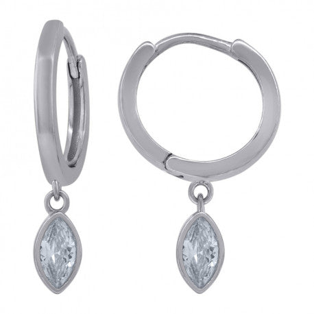 925 Sterling Silver 14Mm Earring