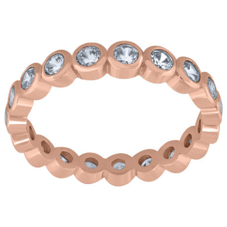 925 Sterling Silver 3.5mm Stackable Band Ring