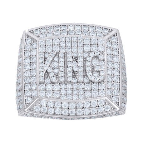 925 Sterling Silver 5.08Ctw Moissanite Ring