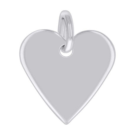 925 Sterling Silver 6.5mm Pendant Silver Plated
