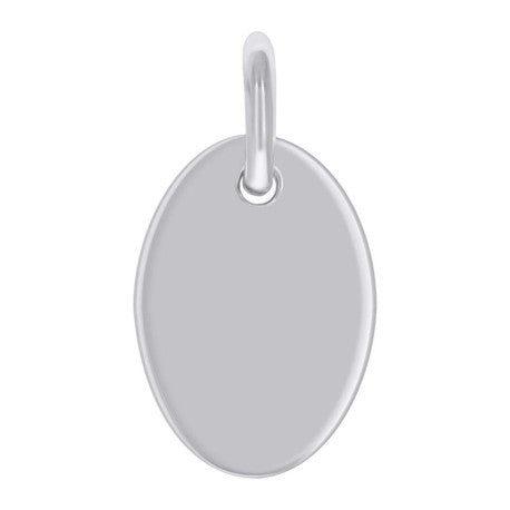 925 Sterling Silver 6.5mm Pendant Silver Plated