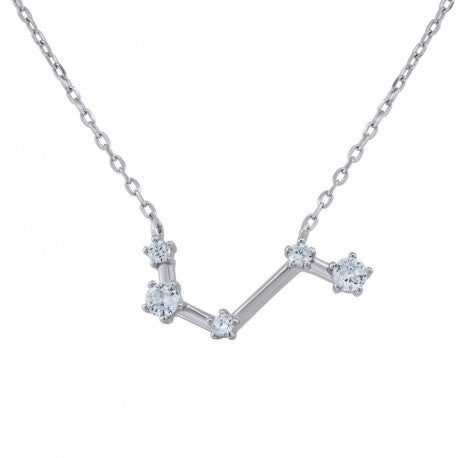 925 Sterling Silver Aries 18" Necklace
