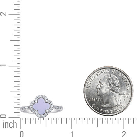 925 Sterling Silver Cz 10mm Ring S5-S10