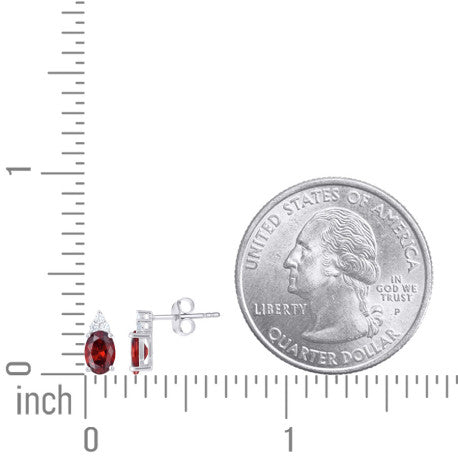925 Sterling Silver Cz Earring