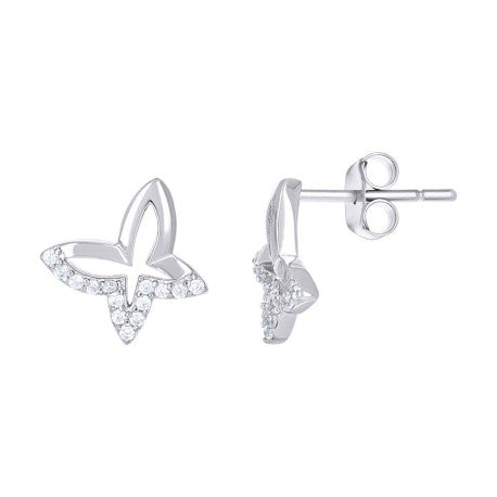 925 Sterling Silver Cz Earring