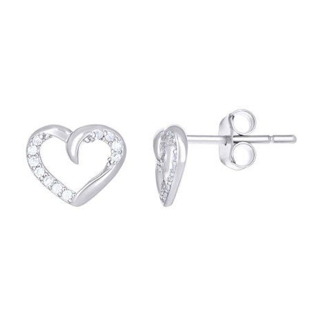 925 Sterling Silver Cz Earring