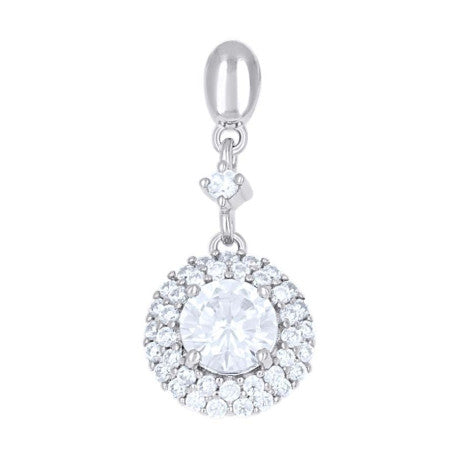 925 Sterling Silver Cz Earring
