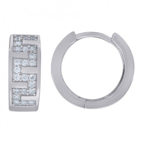 925 Sterling Silver & Cz Earring