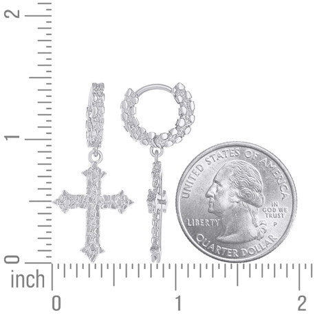 925 Sterling Silver Cz Earring