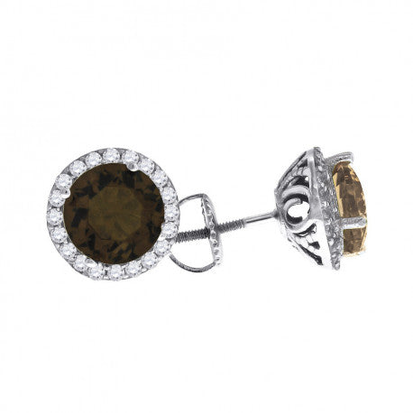 925 Sterling Silver Cz Earring