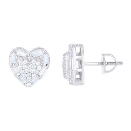 925 Sterling Silver Cz Earrings