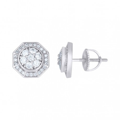 925 Sterling Silver CZ Earrings