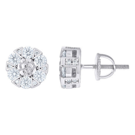 925 Sterling Silver Cz Earrings