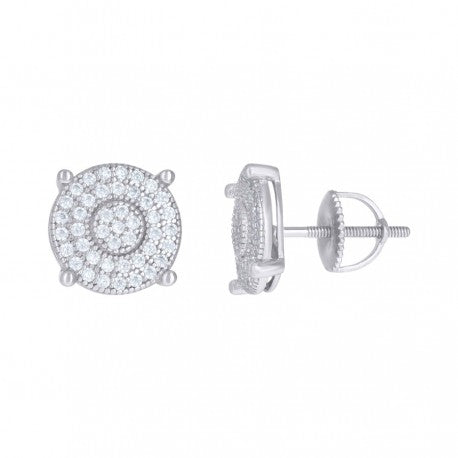 925 Sterling Silver CZ Earrings