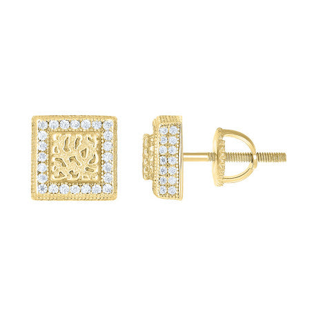 925 Sterling Silver Cz Earrings
