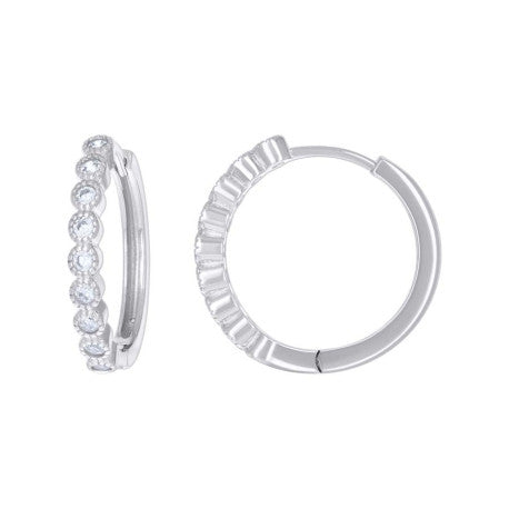 925 Sterling Silver Cz Earrings