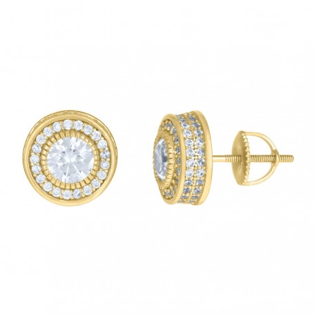 925 Sterling Silver CZ Earrings