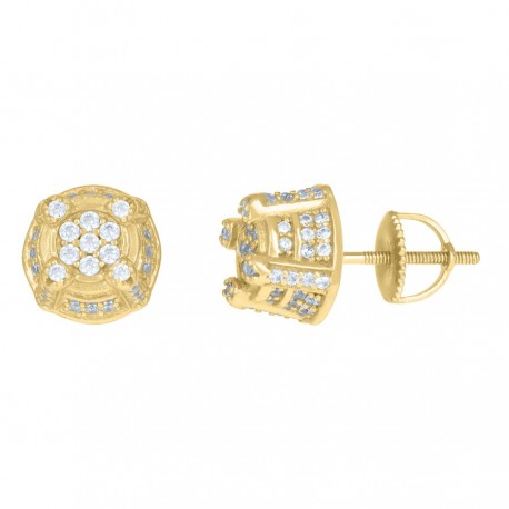 925 Sterling Silver CZ Earrings