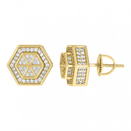 925 Sterling Silver CZ Earrings