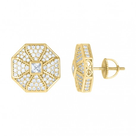 925 Sterling Silver CZ Earrings