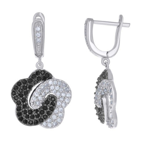 925 Sterling Silver Cz Earrings