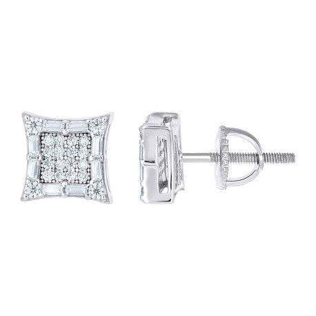 925 Sterling Silver Cz Earrings