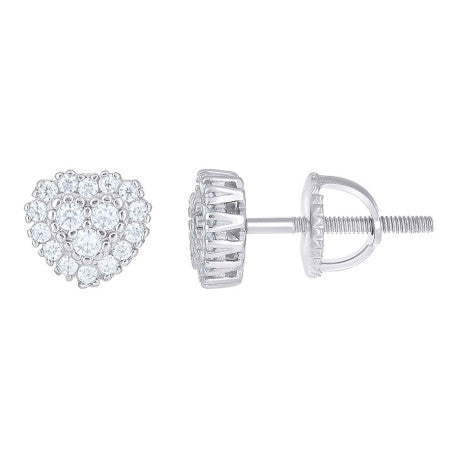 925 Sterling Silver Cz Earrings