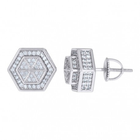 925 Sterling Silver CZ Earrings