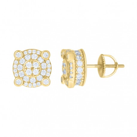 925 Sterling Silver CZ Earrings