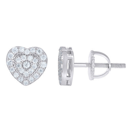 925 Sterling Silver Cz Earrings