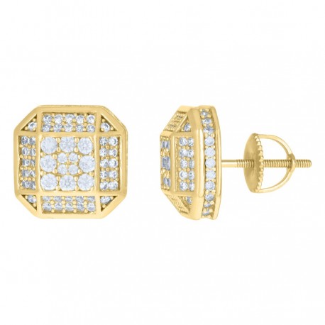 925 Sterling Silver CZ Earrings