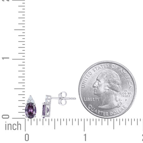 925 Sterling Silver Cz Earrings
